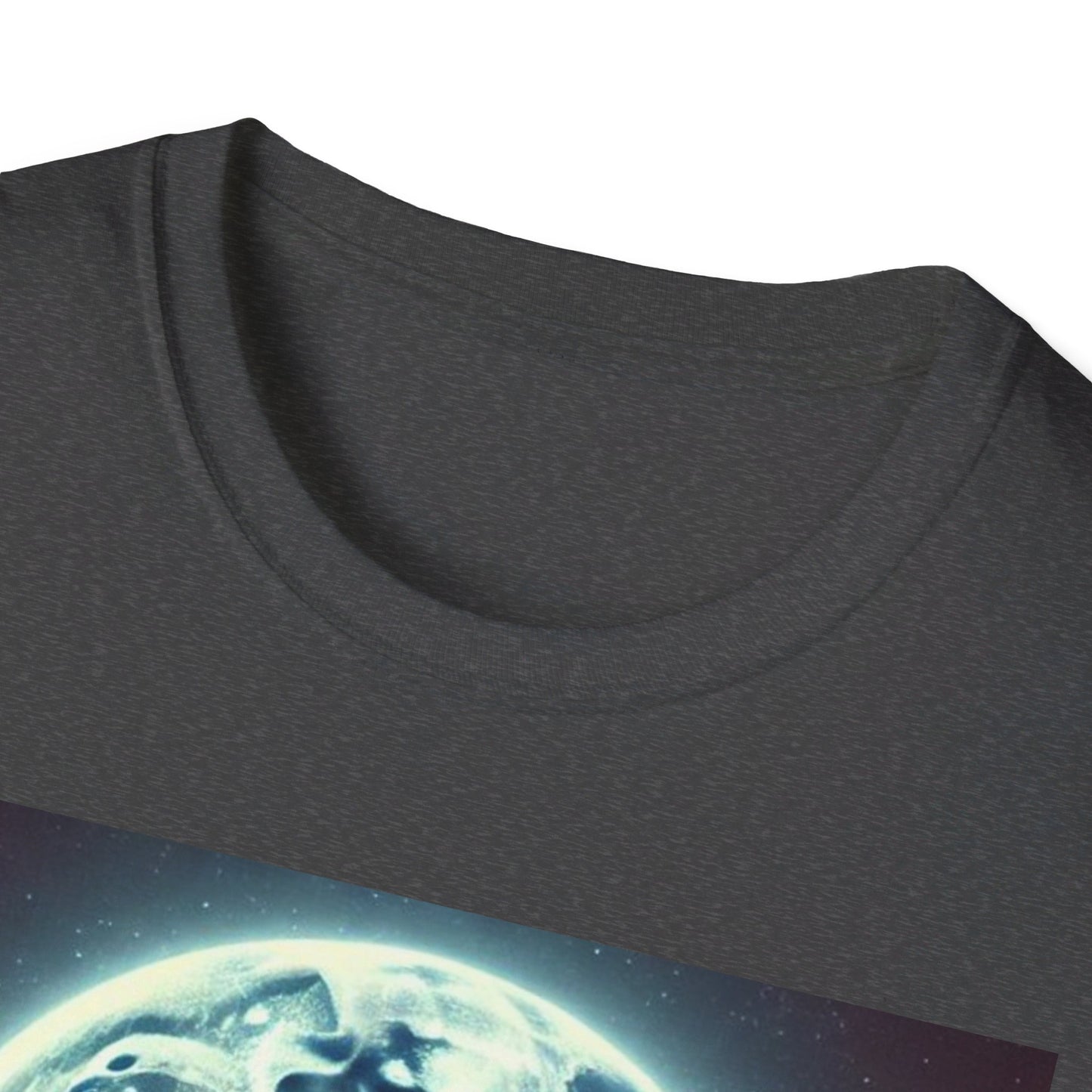 Control Token (Moon Whale front)Unisex Softstyle T-Shirt