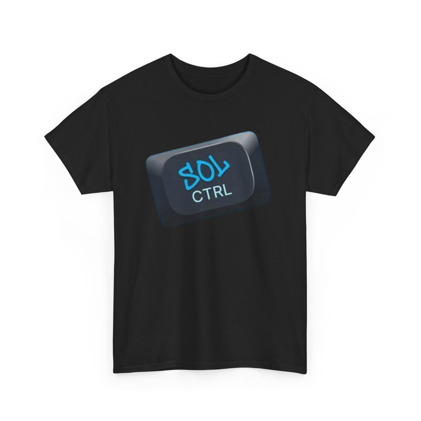 SOLCTRL Tee - Key Unisex Heavy Cotton Tee, Funny T-Shirt for Tech Lovers, Gift for Programmers, Computer Science Tee, Casual Everyday Wear