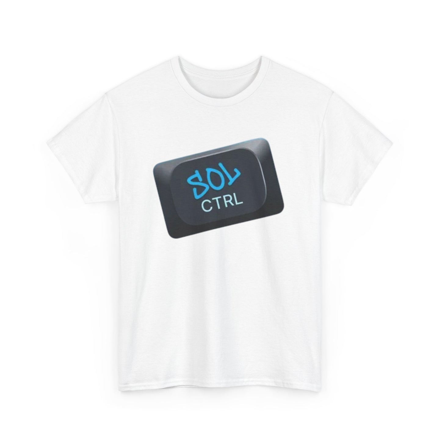 SOLCTRL Tee - Key Unisex Heavy Cotton Tee, Funny T-Shirt for Tech Lovers, Gift for Programmers, Computer Science Tee, Casual Everyday Wear