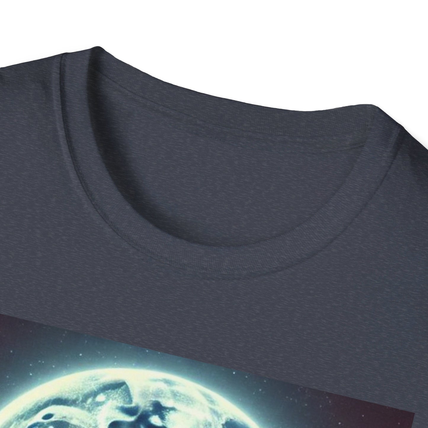 Control Token (Moon Whale front)Unisex Softstyle T-Shirt