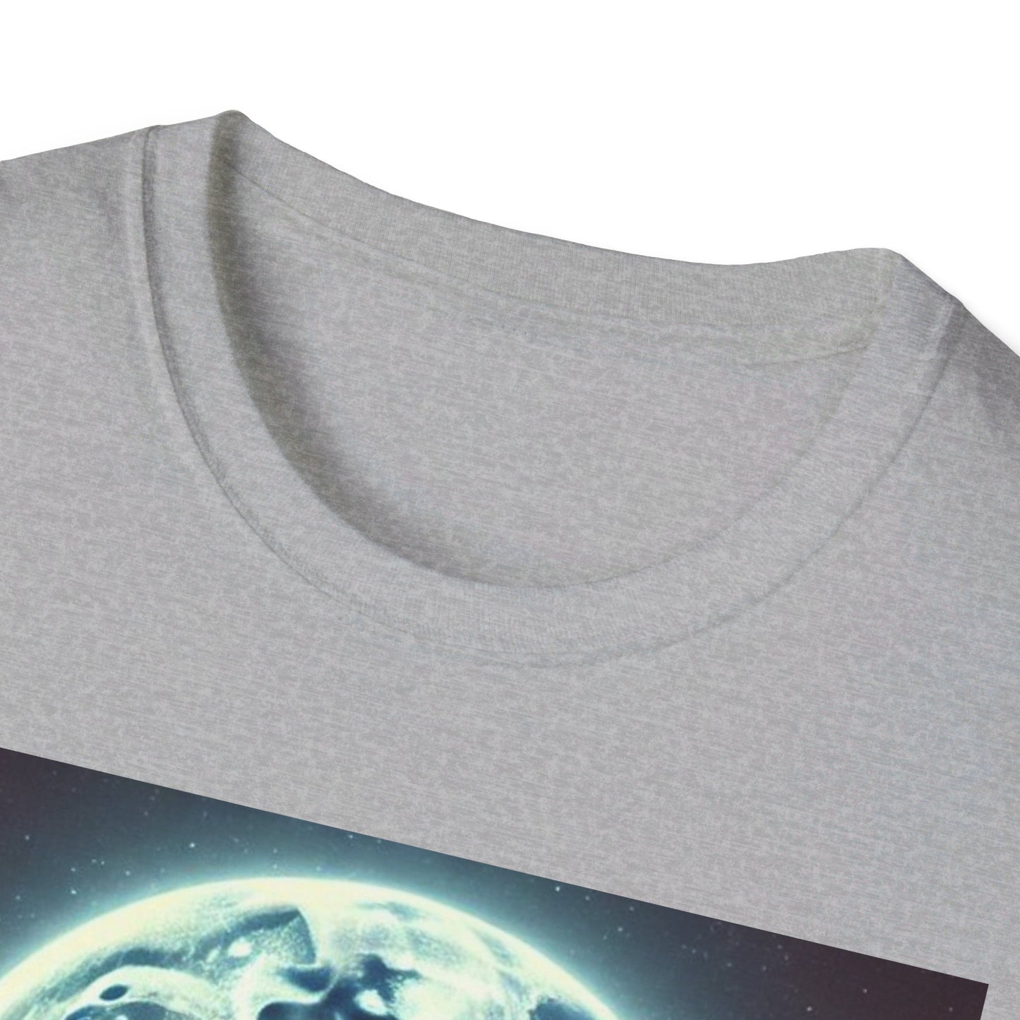 Control Token (Moon Whale front)Unisex Softstyle T-Shirt