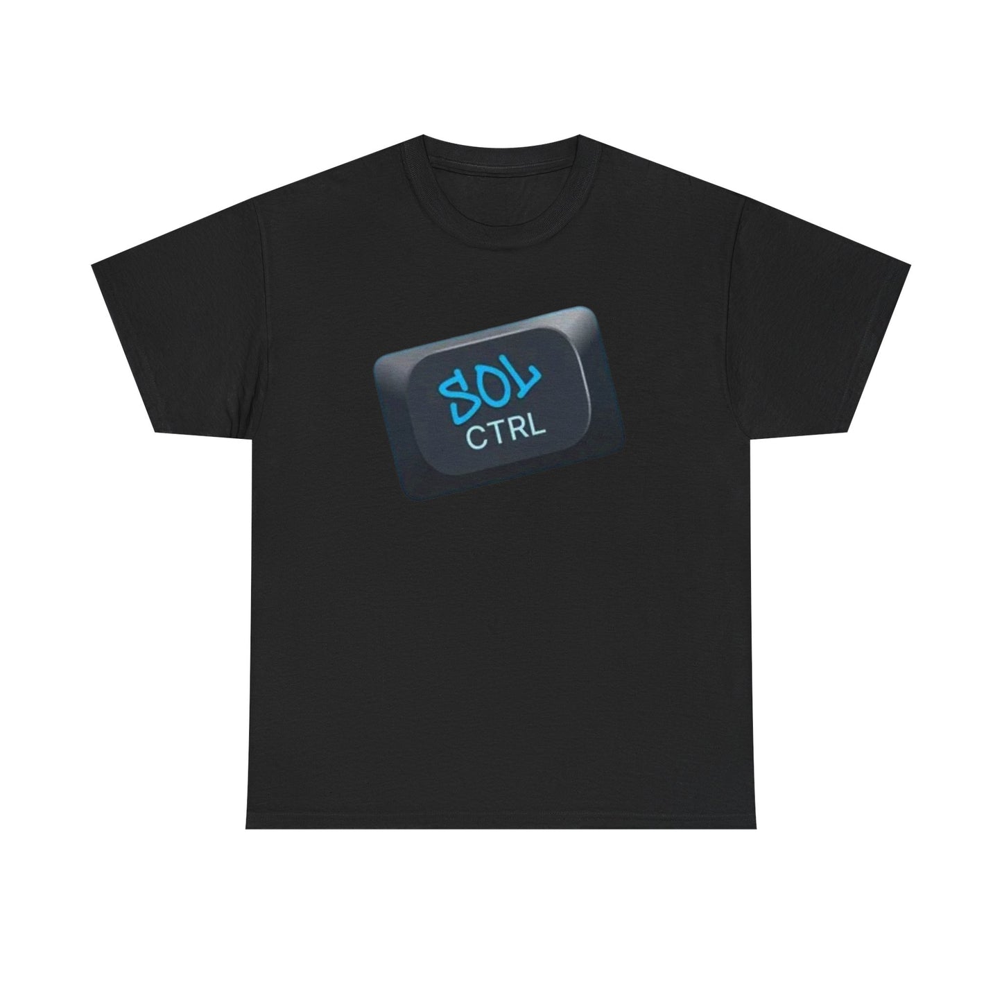 SOLCTRL Tee - Key Unisex Heavy Cotton Tee, Funny T-Shirt for Tech Lovers, Gift for Programmers, Computer Science Tee, Casual Everyday Wear