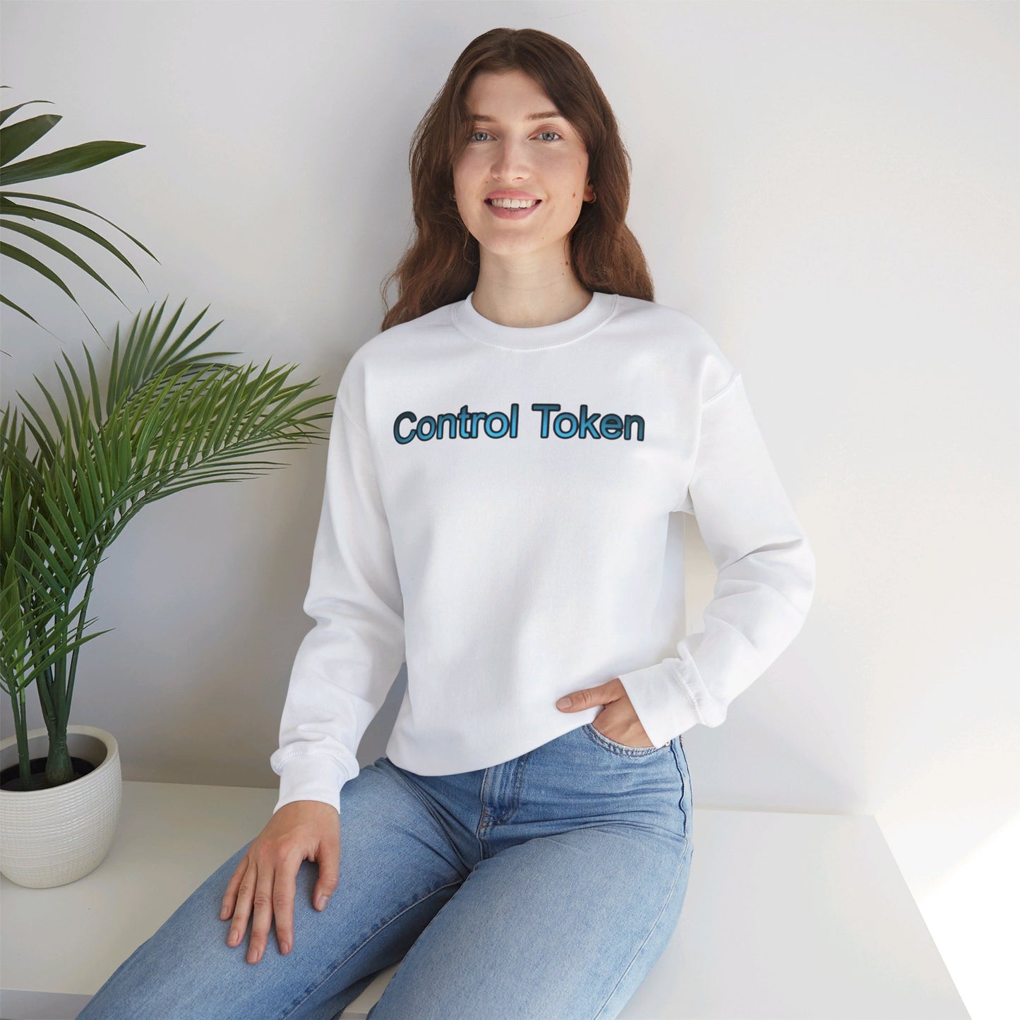 Control Token Unisex Heavy Blend™ Crewneck Sweatshirt