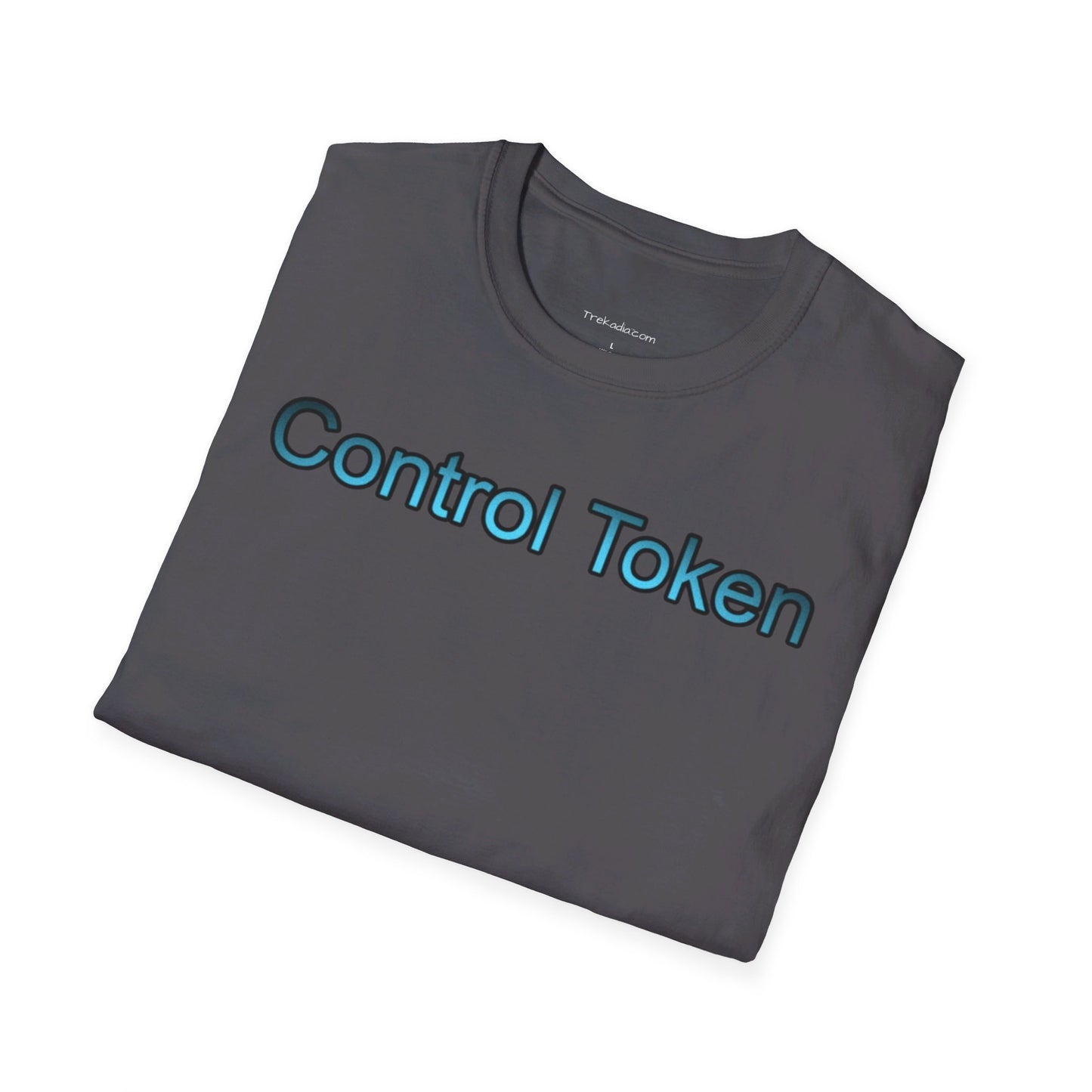 Control Token (Moon Whale back)Unisex Softstyle T-Shirt