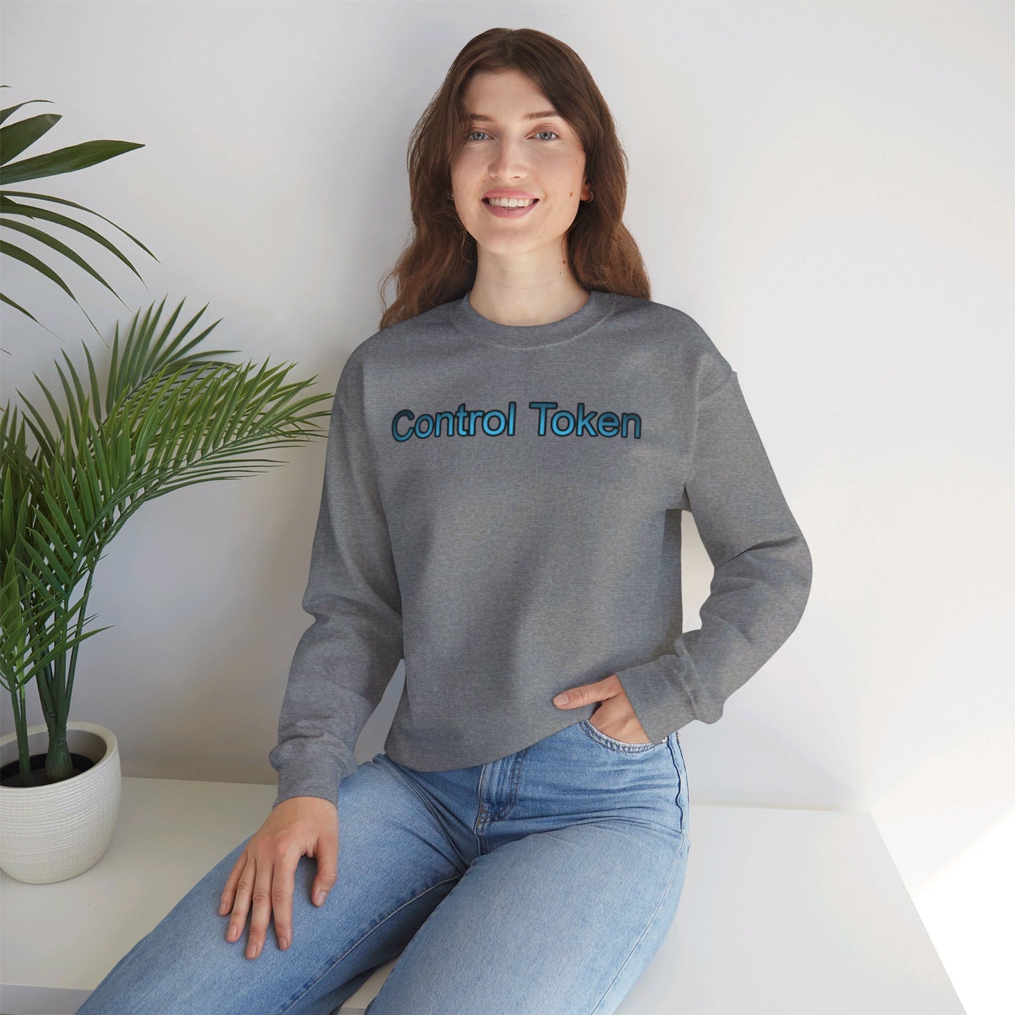 Control Token Unisex Heavy Blend™ Crewneck Sweatshirt