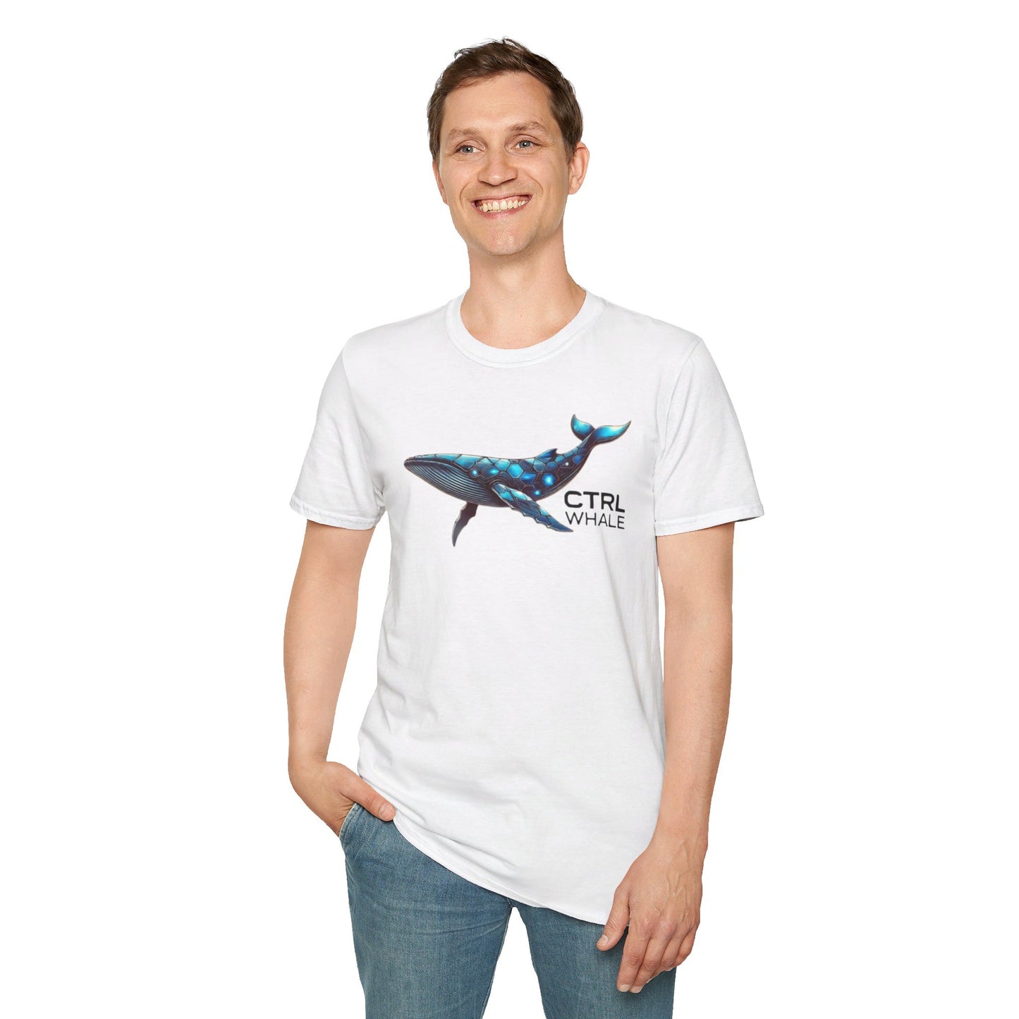 CONTROL TOKEN Whale Unisex Softstyle T-Shirt