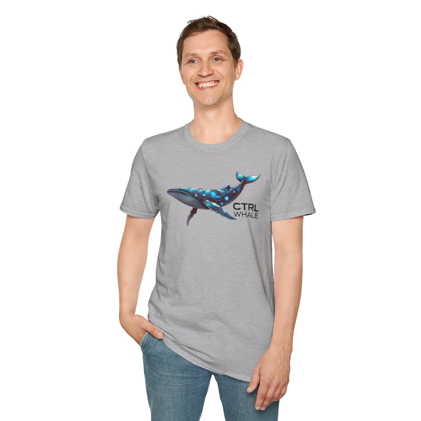 CONTROL TOKEN Whale Unisex Softstyle T-Shirt