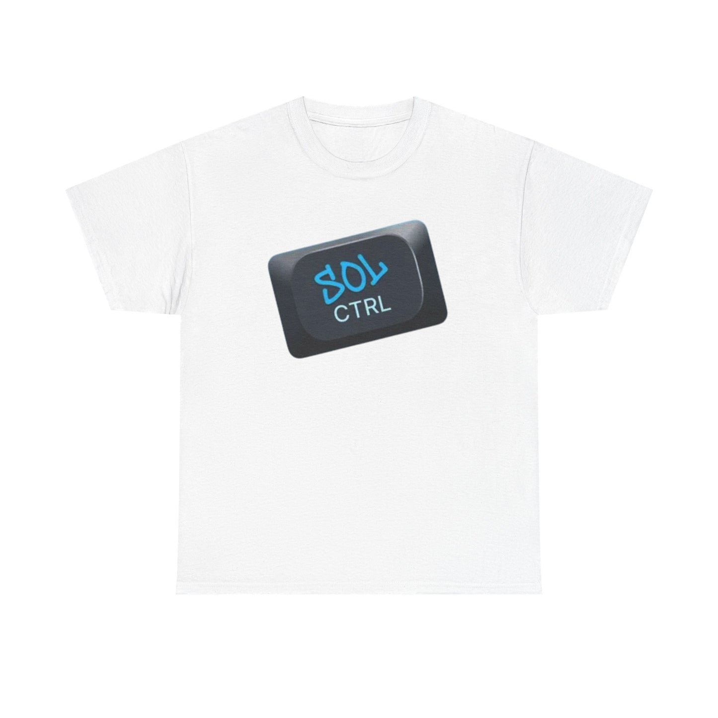 SOLCTRL Tee - Key Unisex Heavy Cotton Tee, Funny T-Shirt for Tech Lovers, Gift for Programmers, Computer Science Tee, Casual Everyday Wear