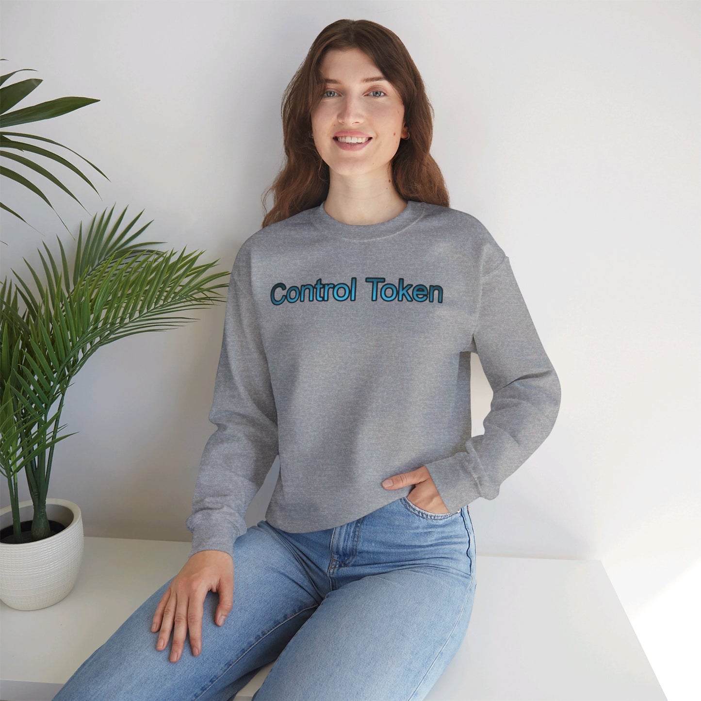 Control Token Unisex Heavy Blend™ Crewneck Sweatshirt