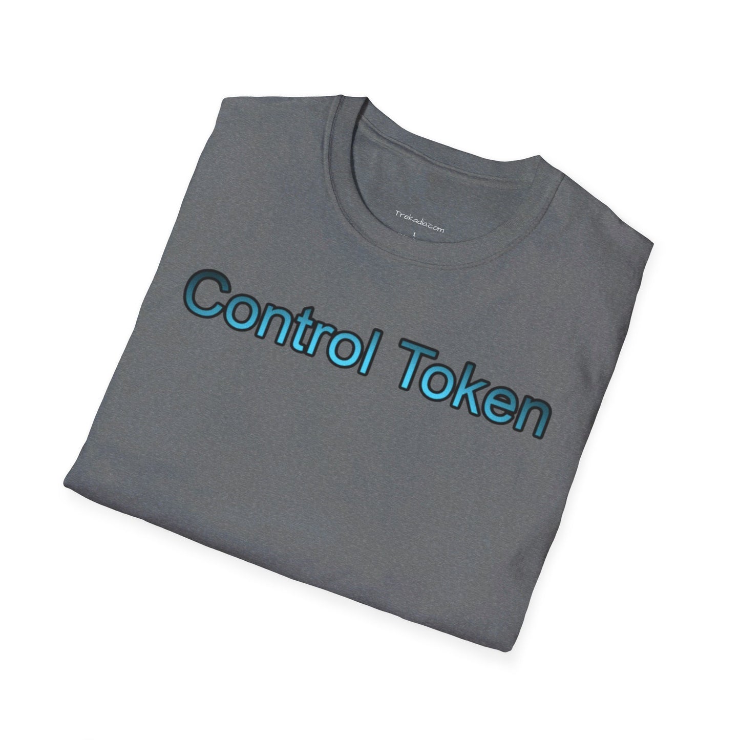 Control Token (Moon Whale back)Unisex Softstyle T-Shirt