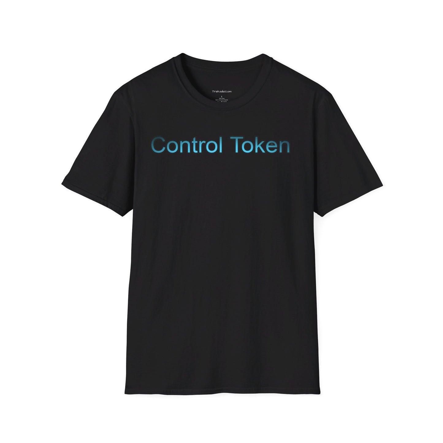 Control Token (Moon Whale back)Unisex Softstyle T-Shirt