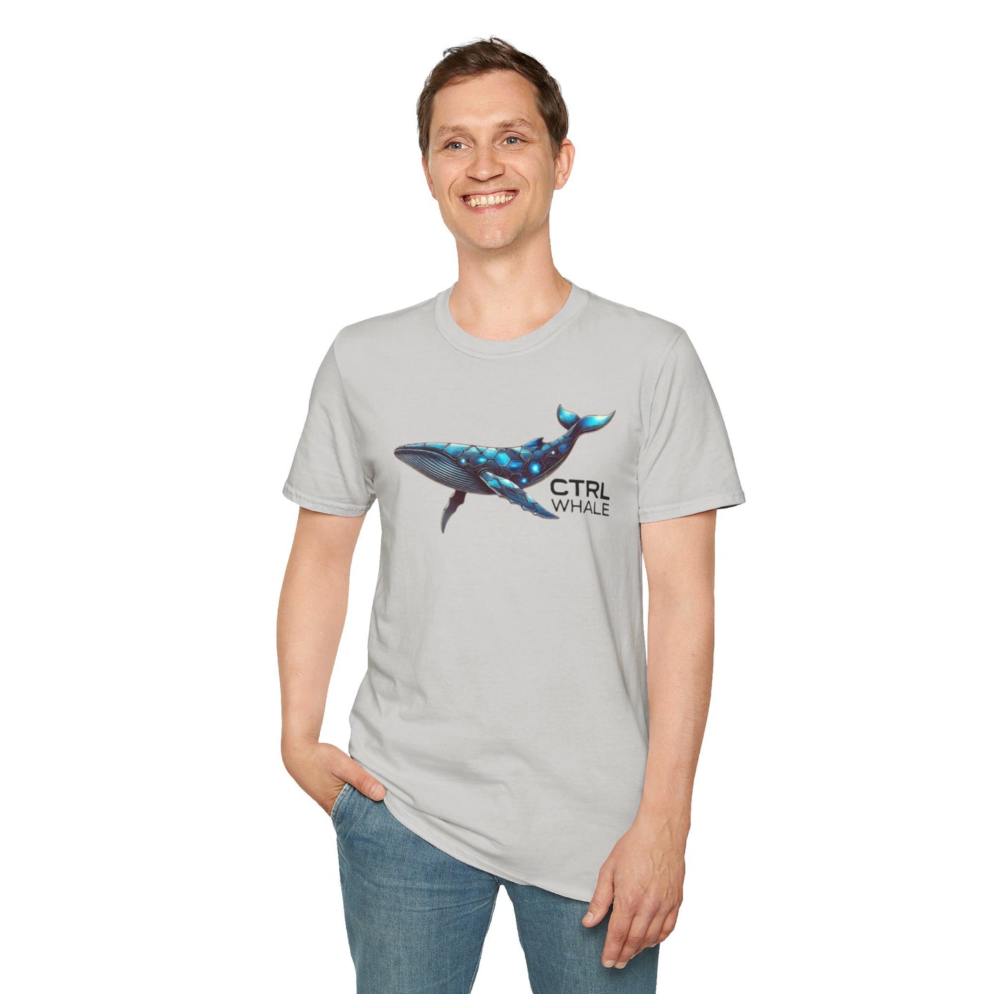 CONTROL TOKEN Whale Unisex Softstyle T-Shirt