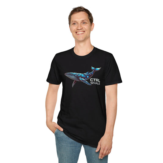 CONTROL TOKEN Whale Unisex Softstyle T-Shirt