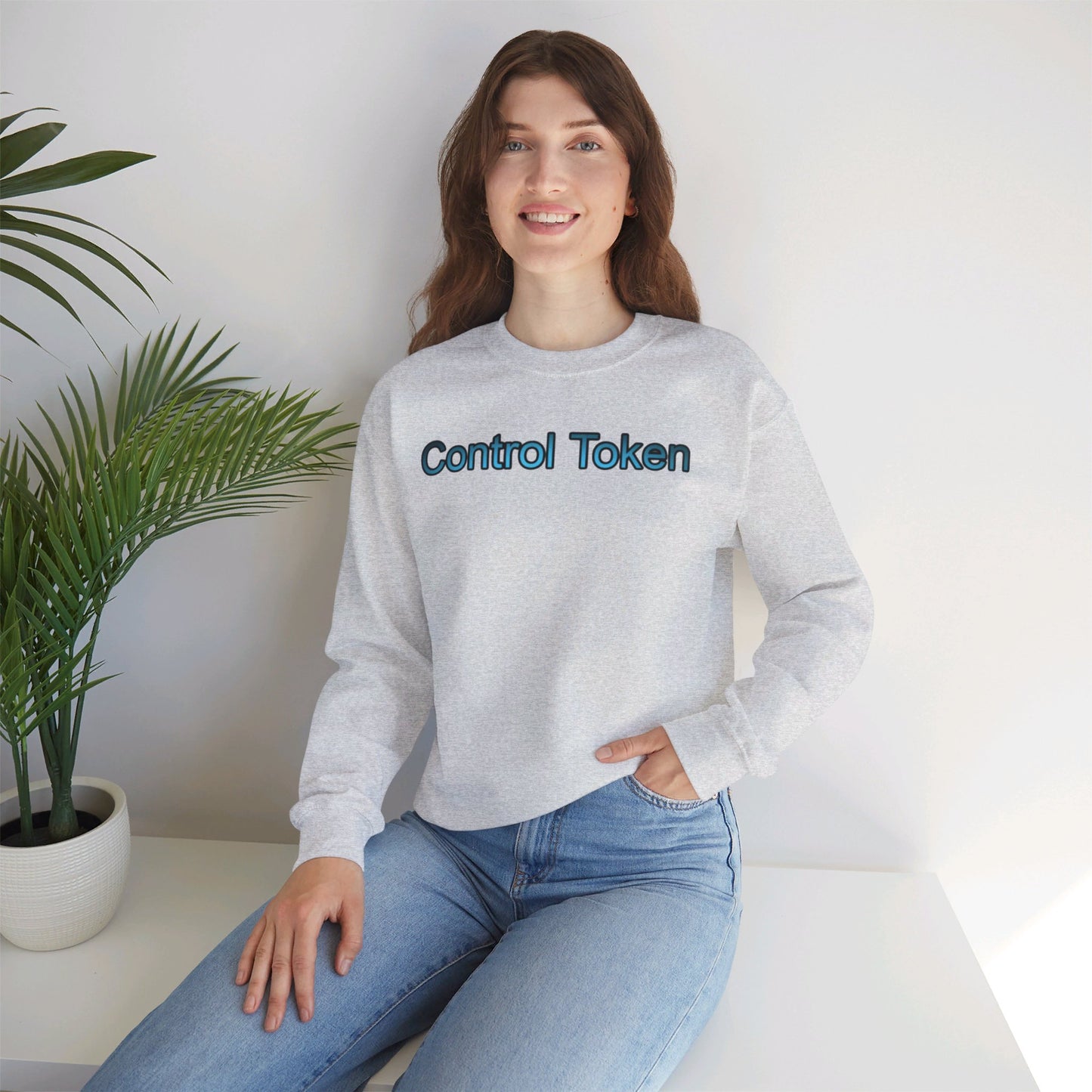 Control Token Unisex Heavy Blend™ Crewneck Sweatshirt