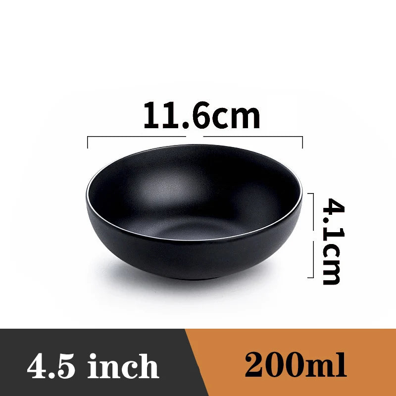 Fruit Salad Fast Food Tableware Japanese Style Plastics Noodles Bowl Household Ramen Bowl Soup Bowl